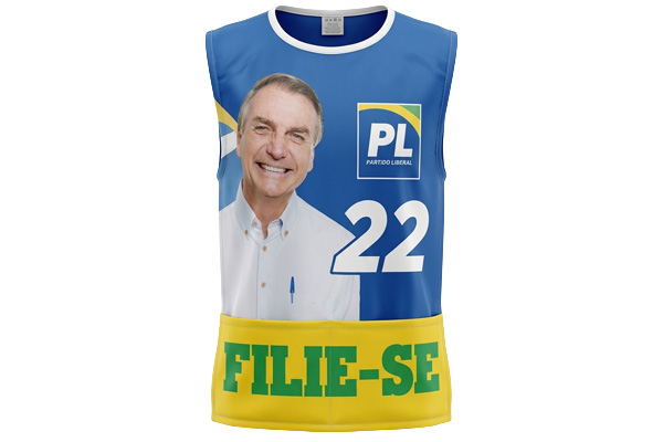 Colete político com bolso para equipe de campanha